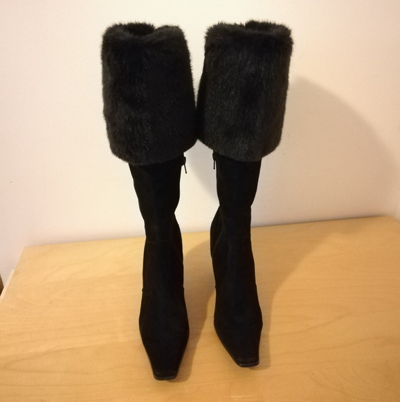 Nine West Shoes - Nine west Suede Black Boot